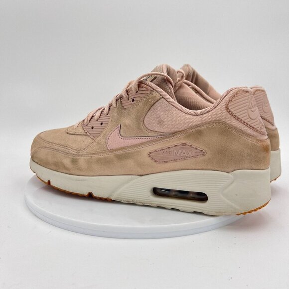 Nike Air Max 90 Ultra 2.0 Women Size 11 924447-201 Particle Beige Suede Shoes - Picture 7 of 14